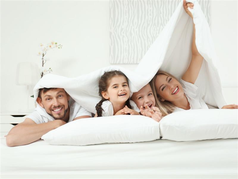 a family of four